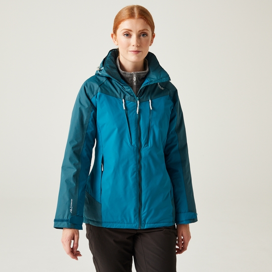 Winter Calderdale Veste imperméable pour femme Bleu