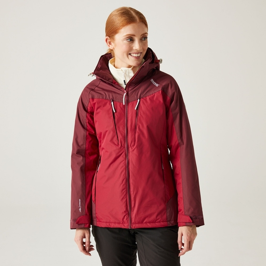 Women's Winter Calderdale Waterproof Jacket Rumba Red Burgundy