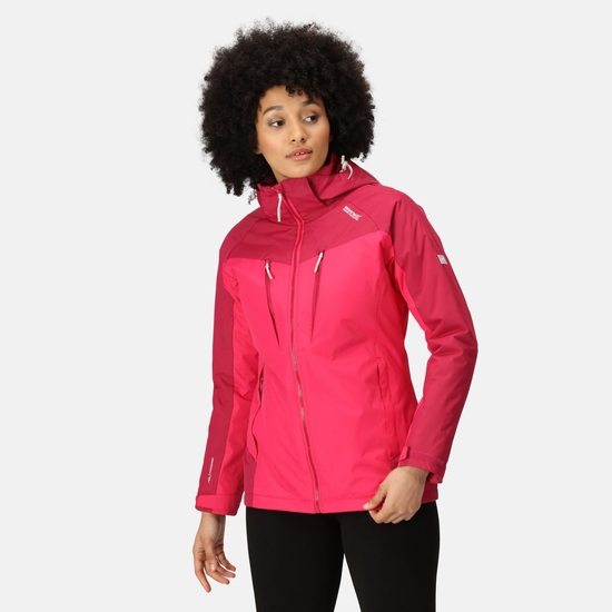 Women's Winter Calderdale Waterproof Jacket Pink Potion Berry Pink