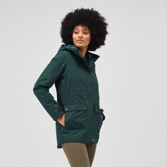 Brenlyn Femme Veste imperméable Vert