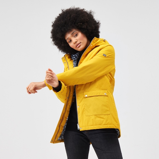 Brenlyn Femme Veste imperméable Jaune