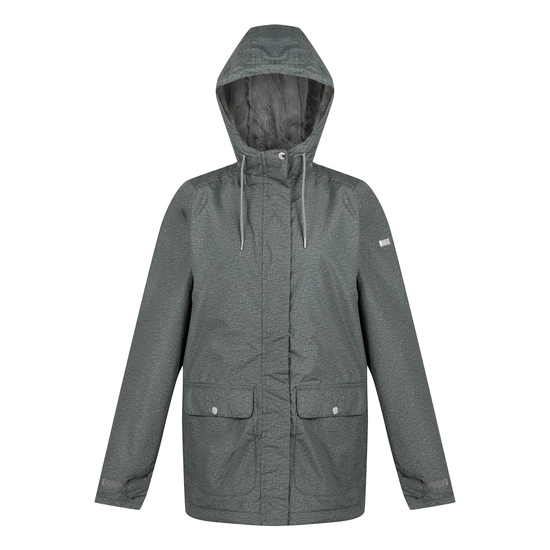 Women's Broadia Waterproof Jacket Storm Grey Marl