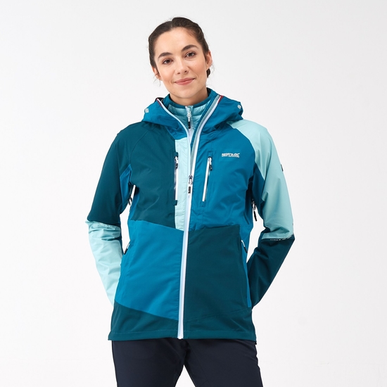 Women's Carletta VIII 2 in 1 Waterproof Jacket Reflecting Lake Gulfsteam