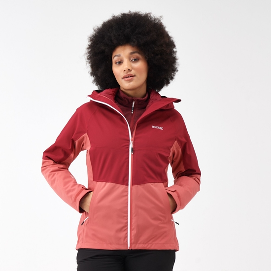 Wentwoord VIII Femme Veste 2-en-1 Rouge