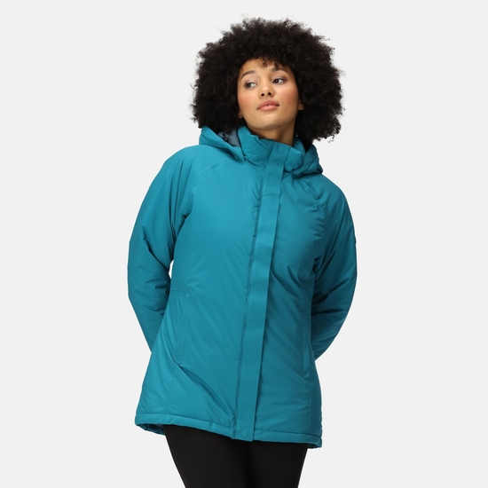 Sanda III Femme Veste imperméable Bleu