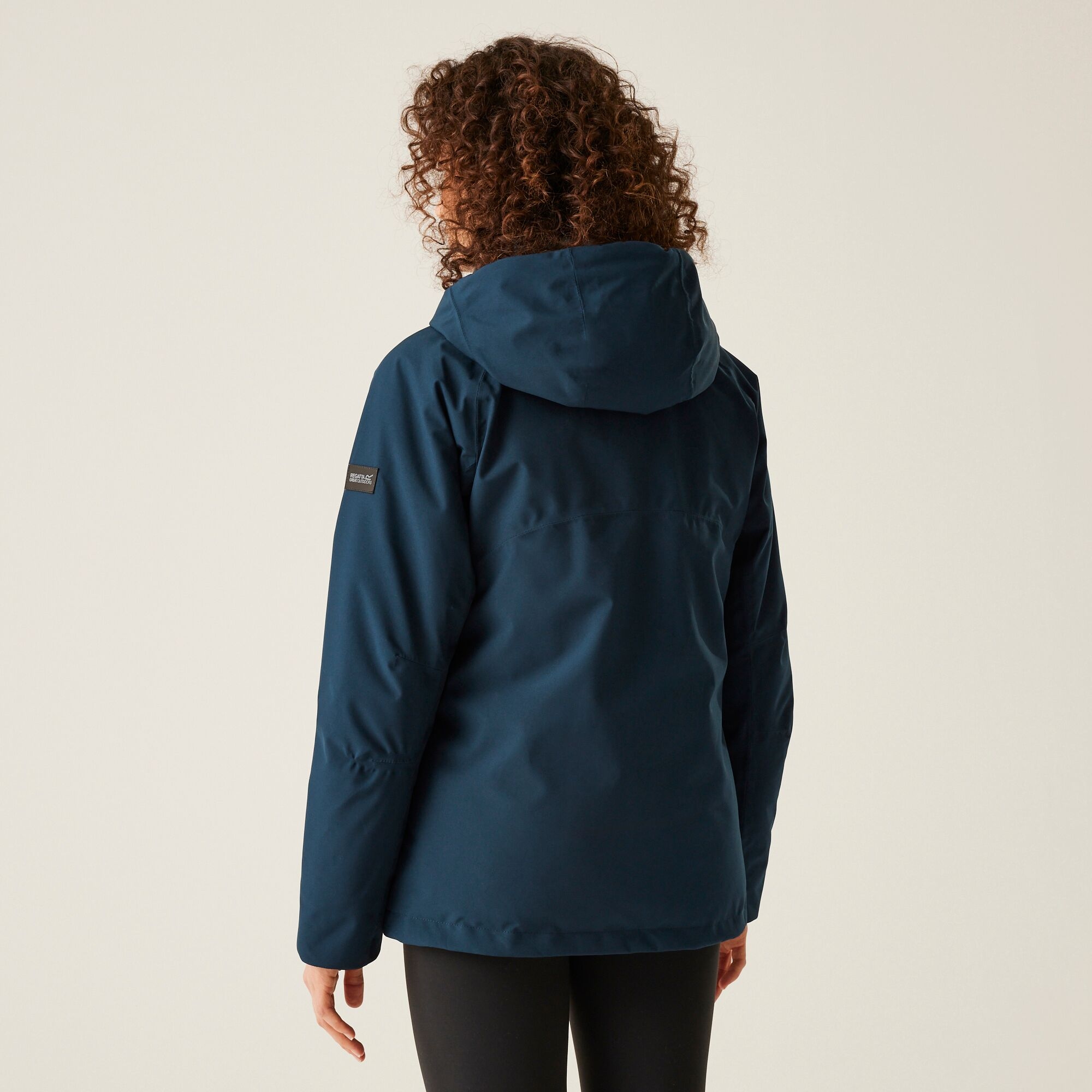 Regatta Damska kurtka przejściowa przeciwdeszczowa ocieplana Reeah Granatowy