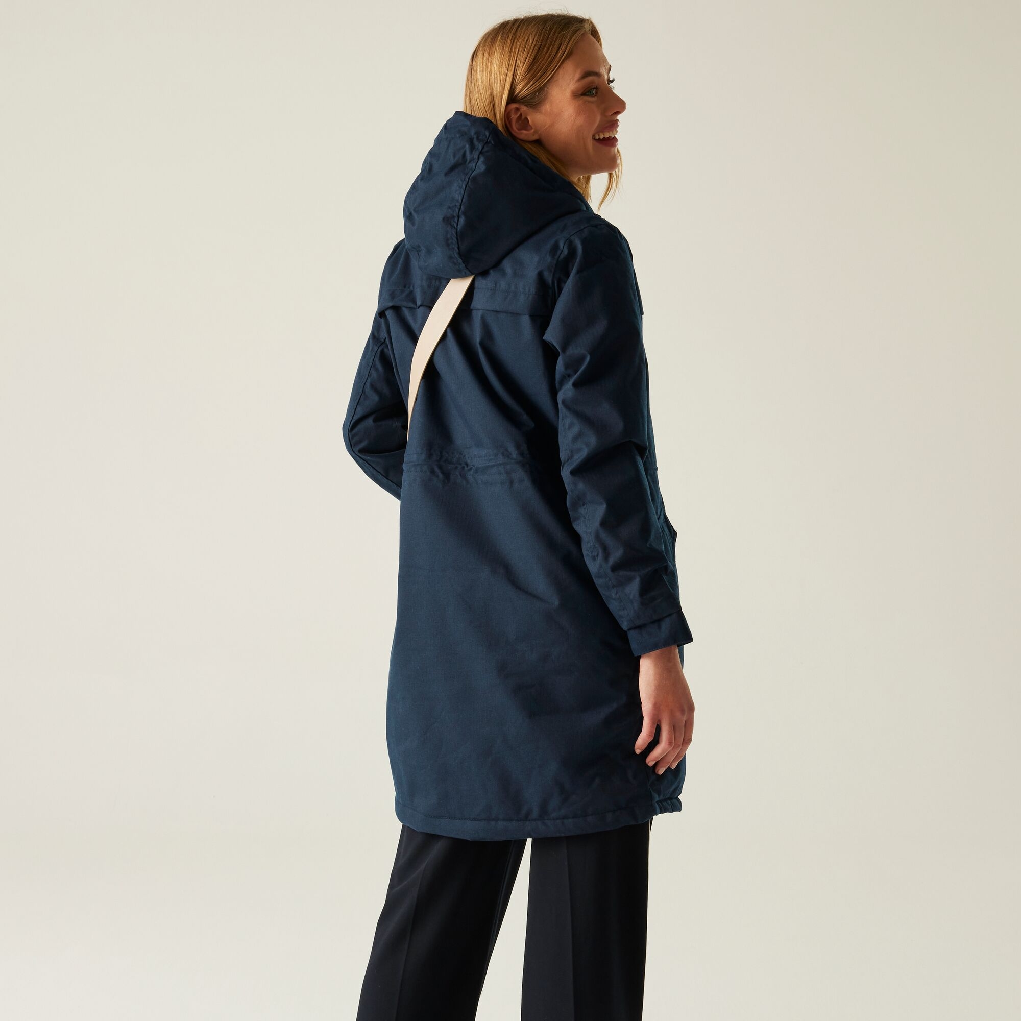 Regatta Kurtka damska parka ocieplana przeciwdeszczowa Romine II Granatowy