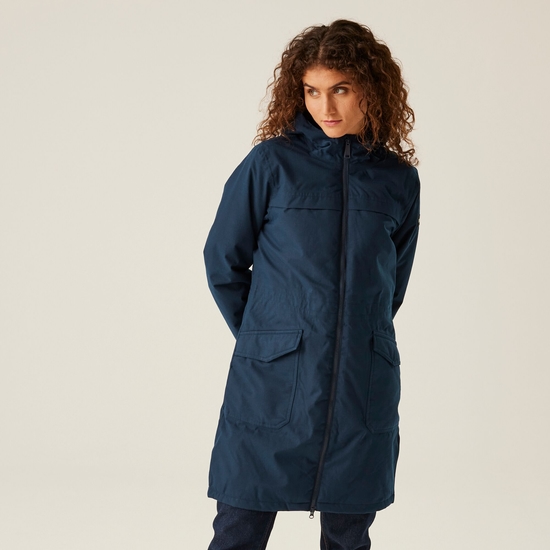 Veste parka imperméable Romine II pour femme Marin