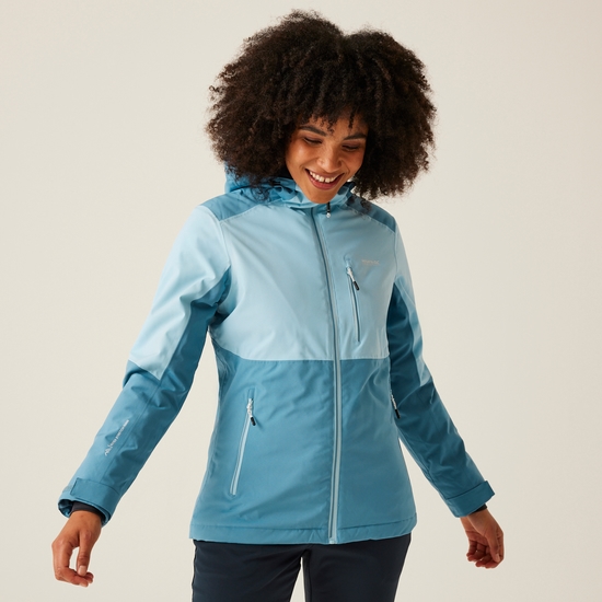 Kelora wasserdichte isolierte Jacke für Damen Blau