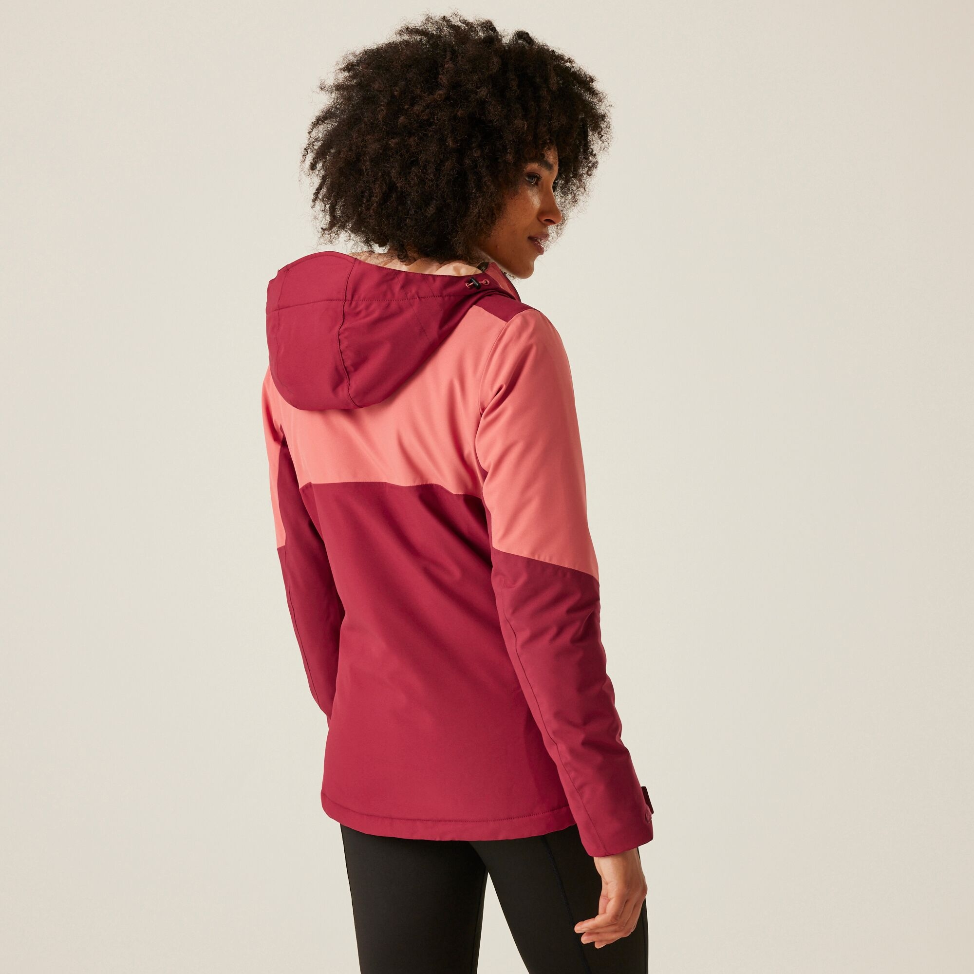 Regatta Damska kurtka przejściowa przeciwdeszczowa ocieplana Kelora Czerwony