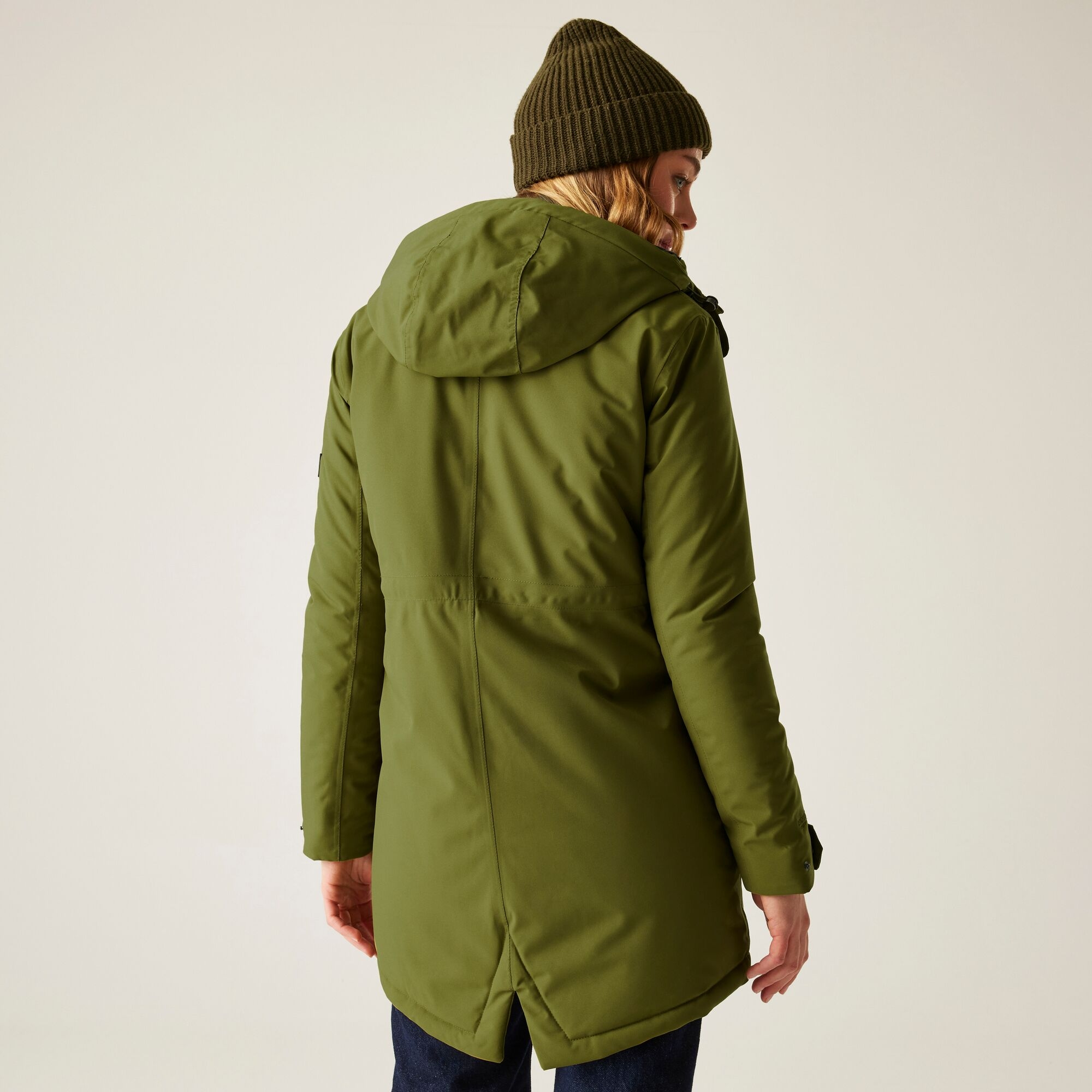 Regatta Kurtka damska przejściowa ocieplana przeciwdeszczowa Valenta Zielony
