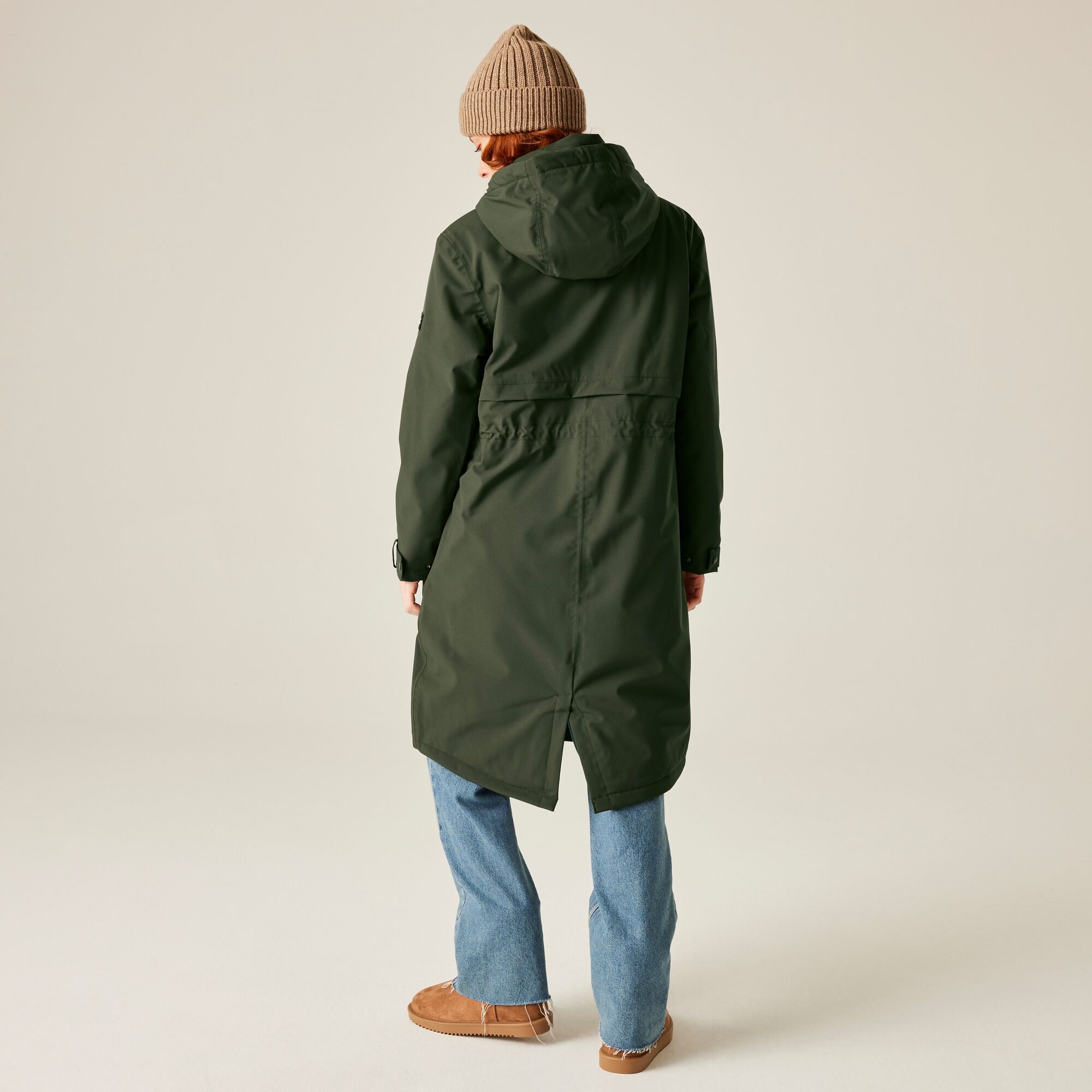 Regatta Płaszcz damski przejściowy ocieplany przeciwdeszczowy Yannta Zielony