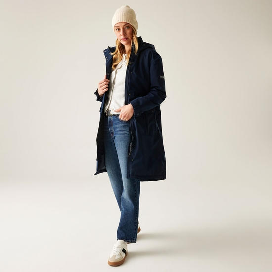 Yannta wasserdichte isolierte Jacke für Damen Marine