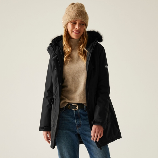 Veste isolante imperméable pour femme Sabinka Noir