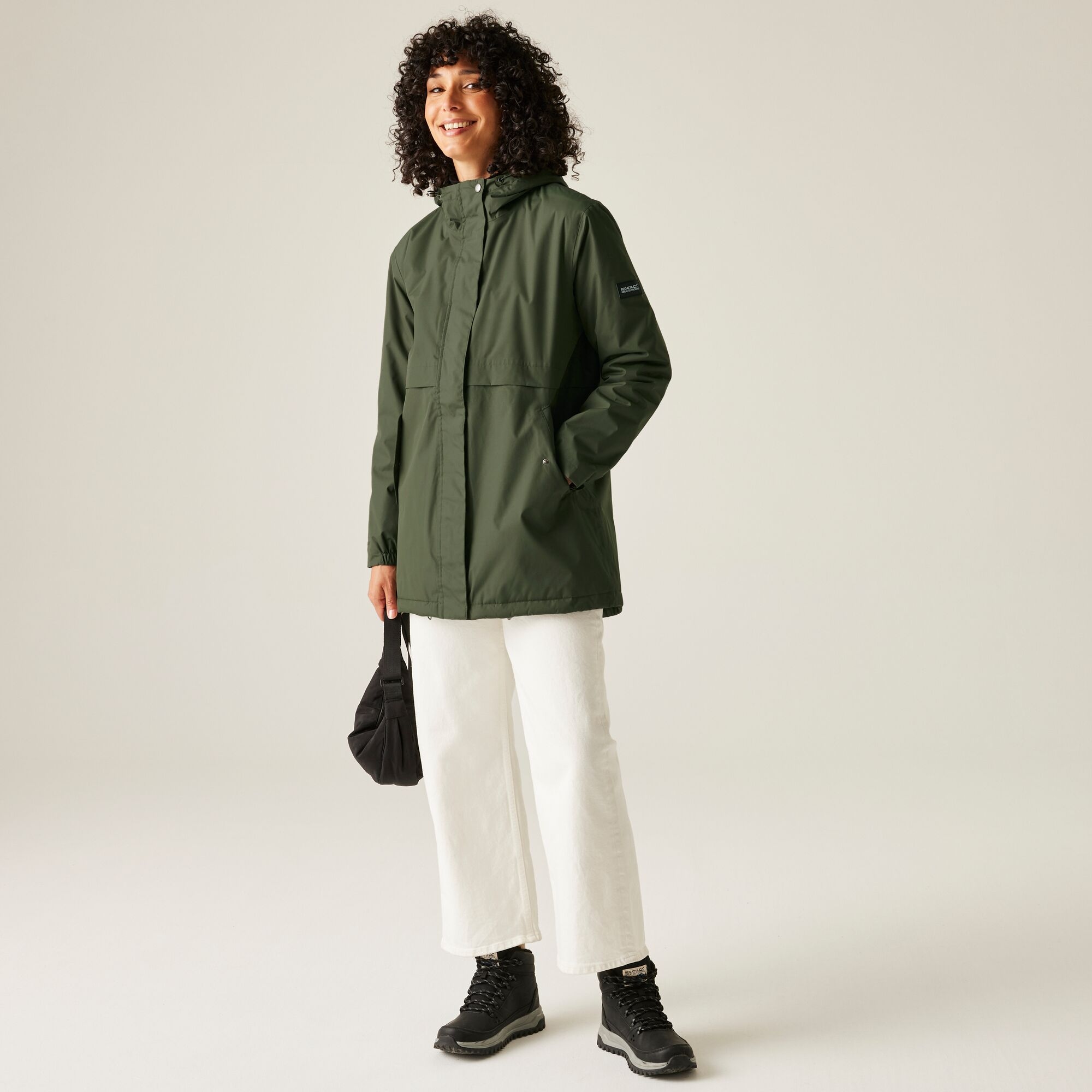 Regatta Kurtka damska przejściowa ocieplana przeciwdeszczowa Brielly Zielony