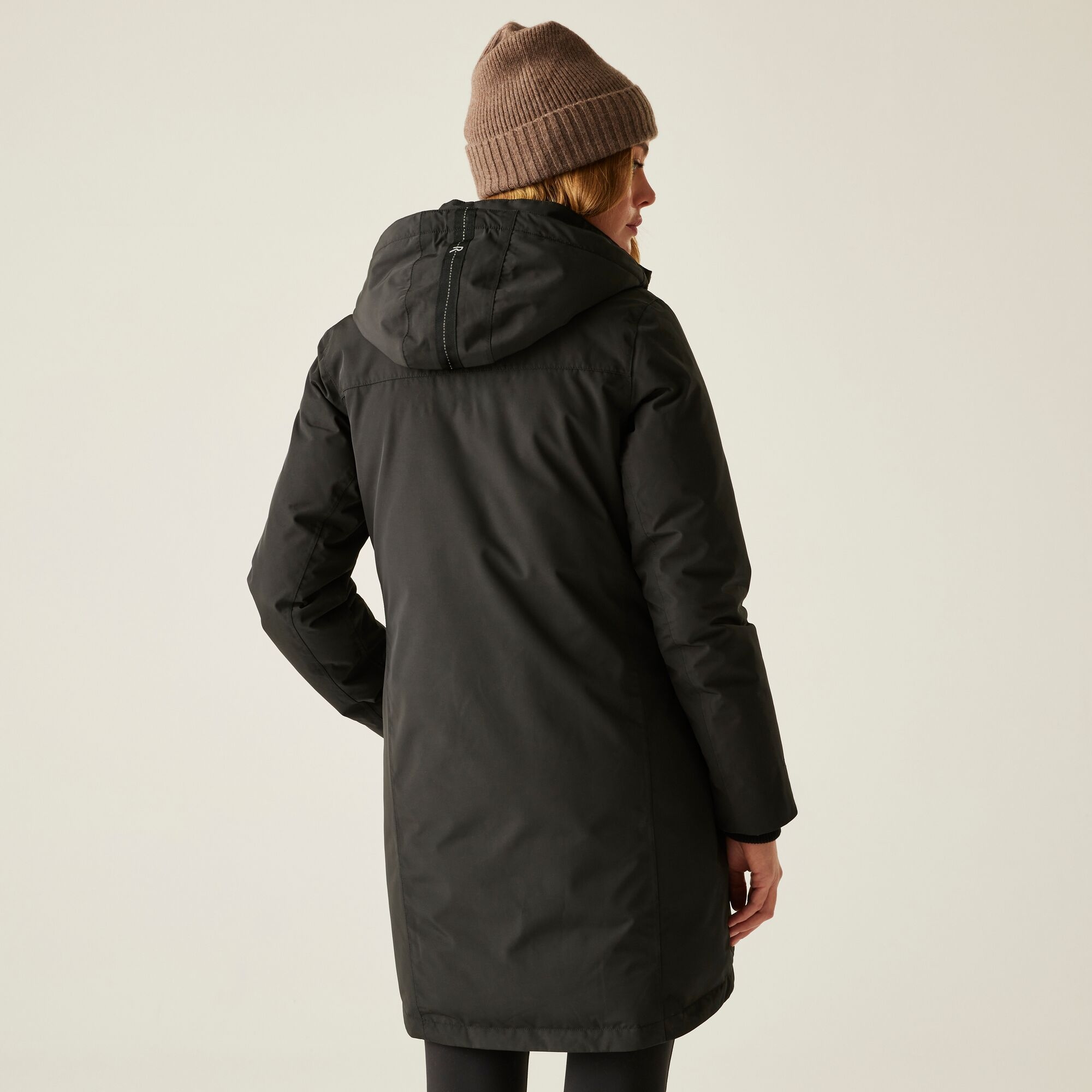 Regatta Regatta Płaszcz damski zimowy ocieplany przeciwdeszczowy Marron Czarny