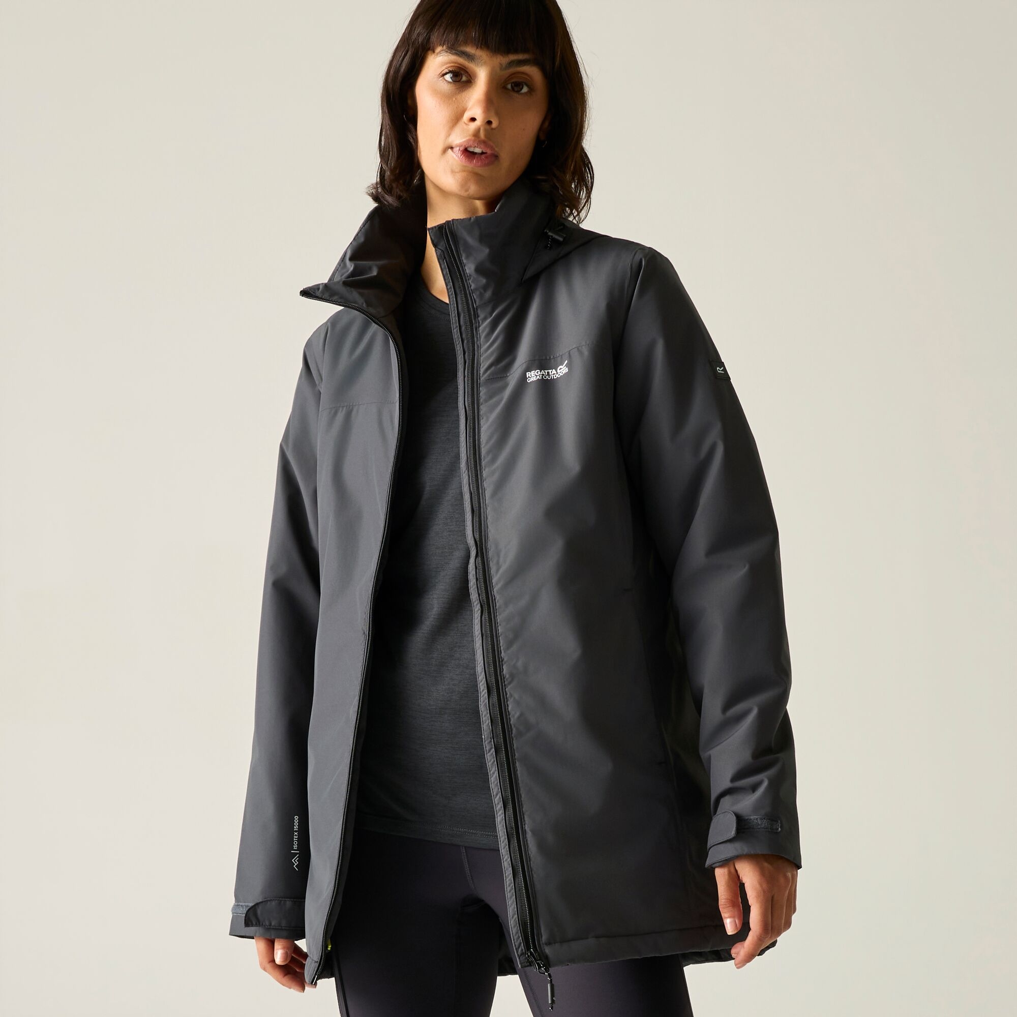 Regatta Waterproof Tamlin Insulated Jacket Size: 20 Women's Grey