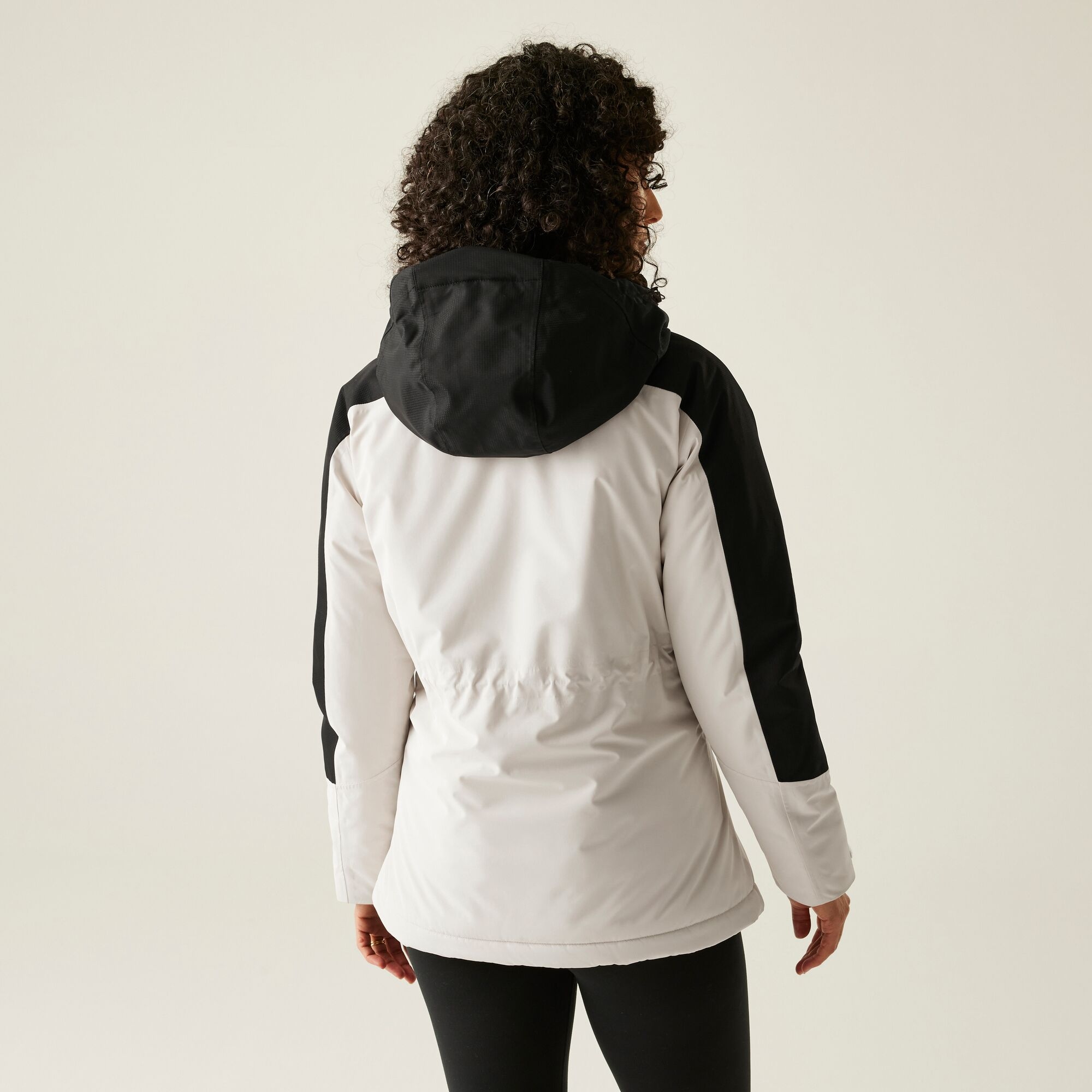 Kurtka damska przejściowa ocieplana przeciwdeszczowa Maldeine Beżowy