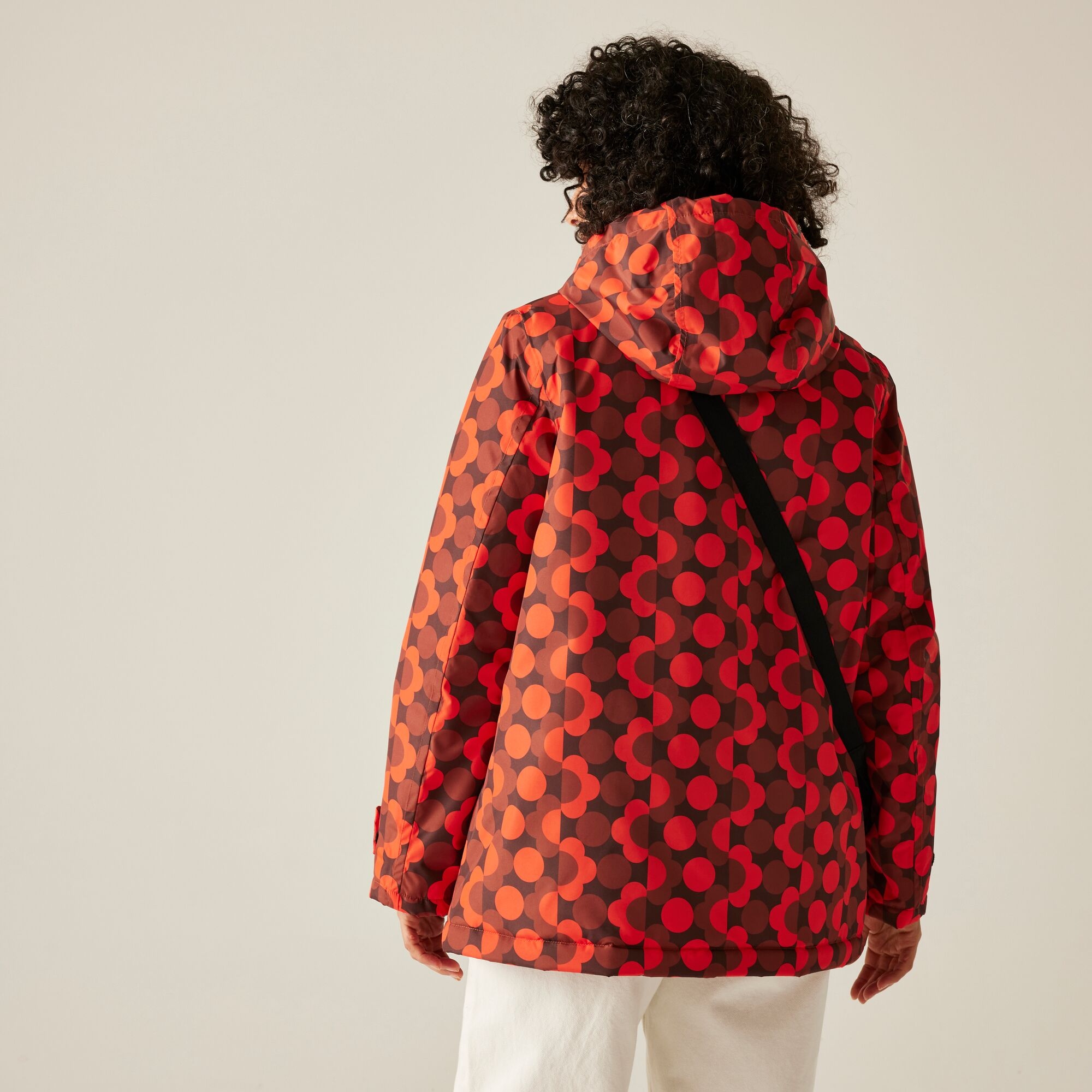 Regatta Orla Kiely Kurtka damska przeciwdeszczowa Mid Czerwony