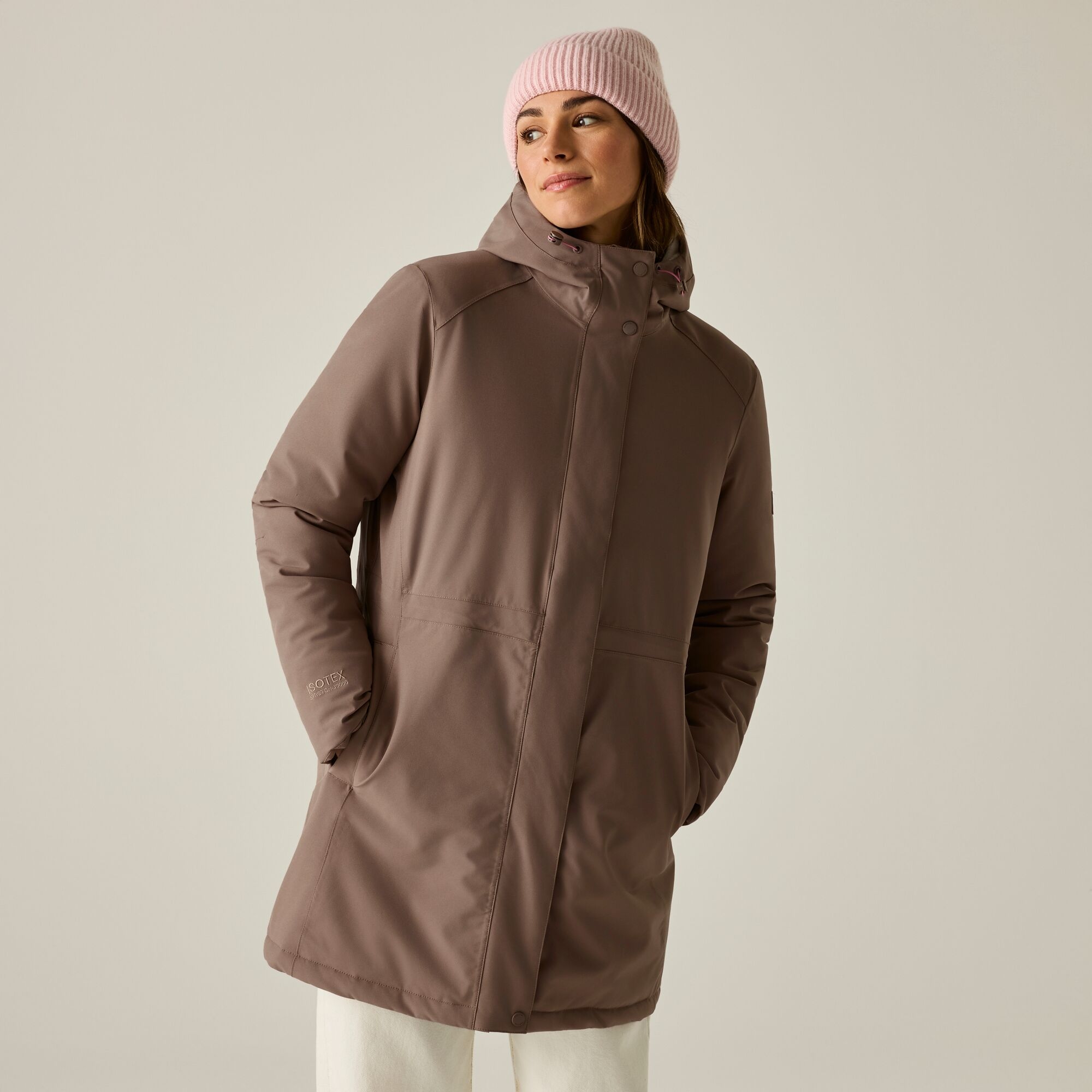 Regatta Women's Waterproof Vallina Insulated Jacket - Brown Size 18