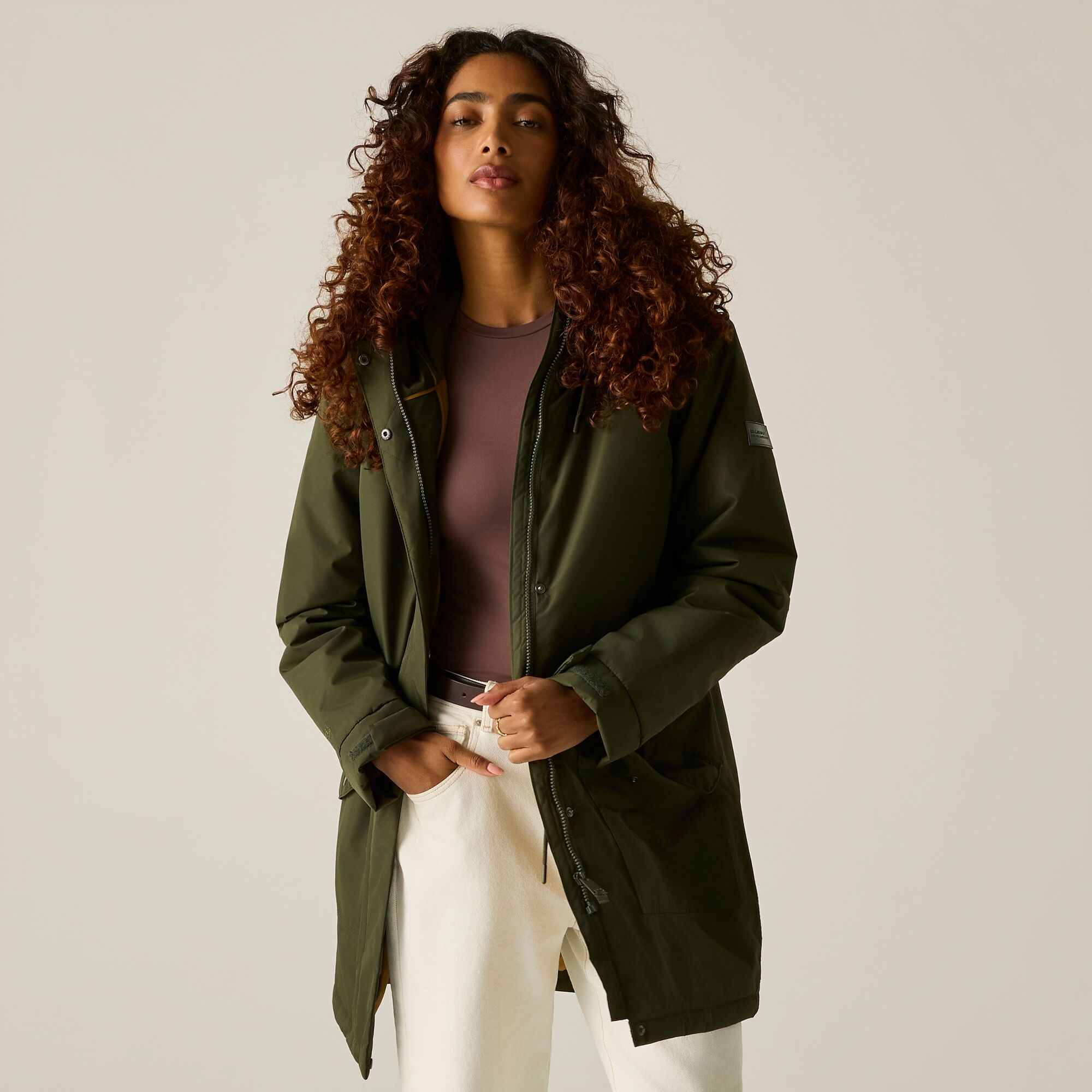 Regatta Women's Waterproof Sophia Insulated Jacket - Green Size 14