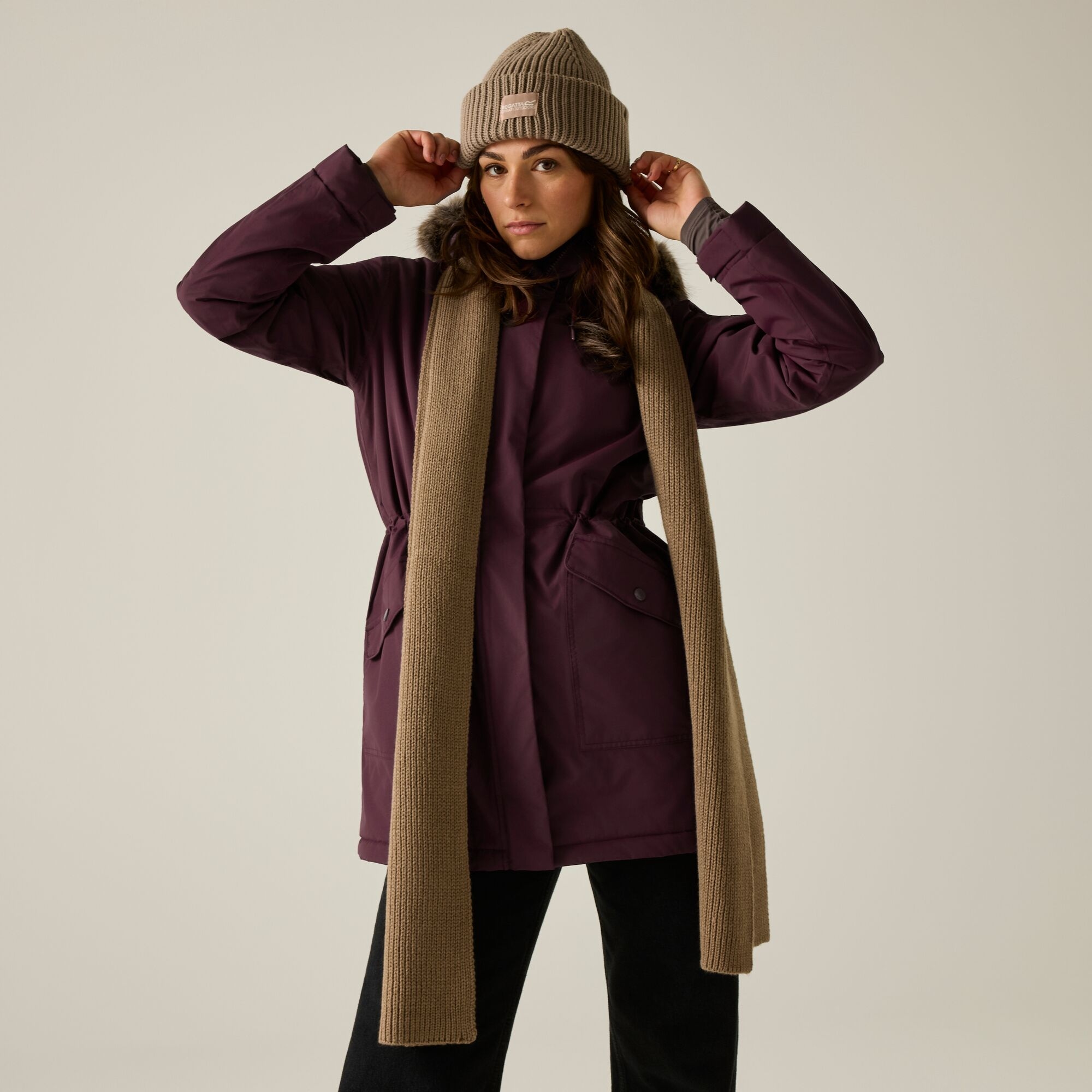 Regatta Women's Waterproof Sophia Insulated Jacket - Purple Size 18