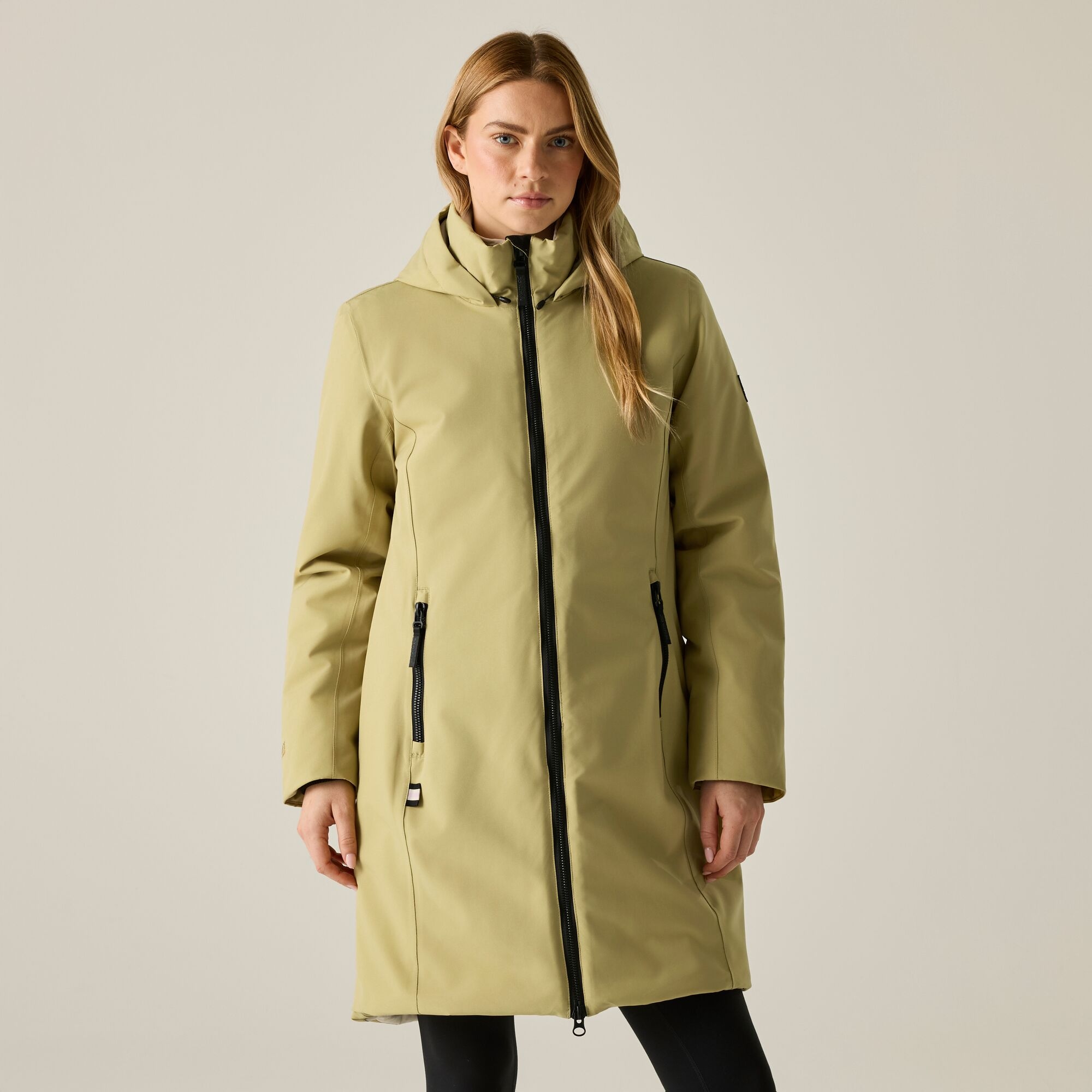 Regatta Waterproof Marron Insulated Jacket Size: 12 Women's Beige