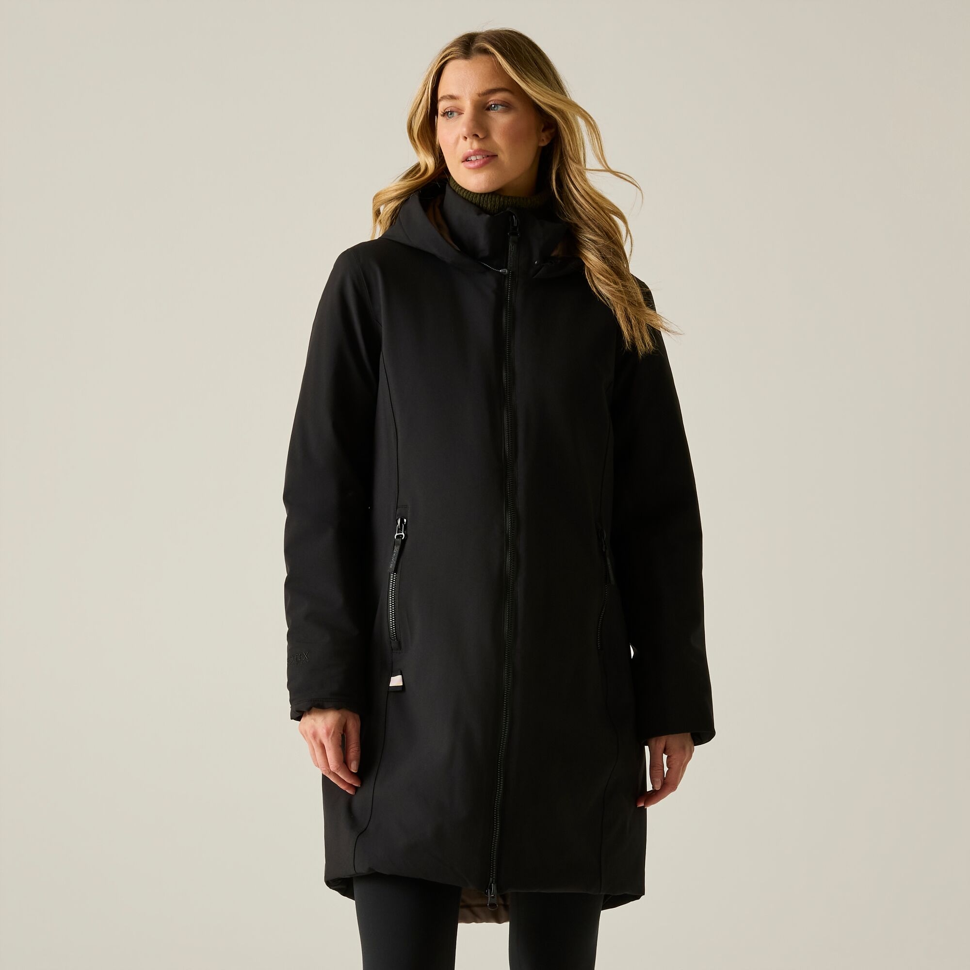 Regatta Women's Winter Waterproof Marron Insulated Jacket - Black Size 16