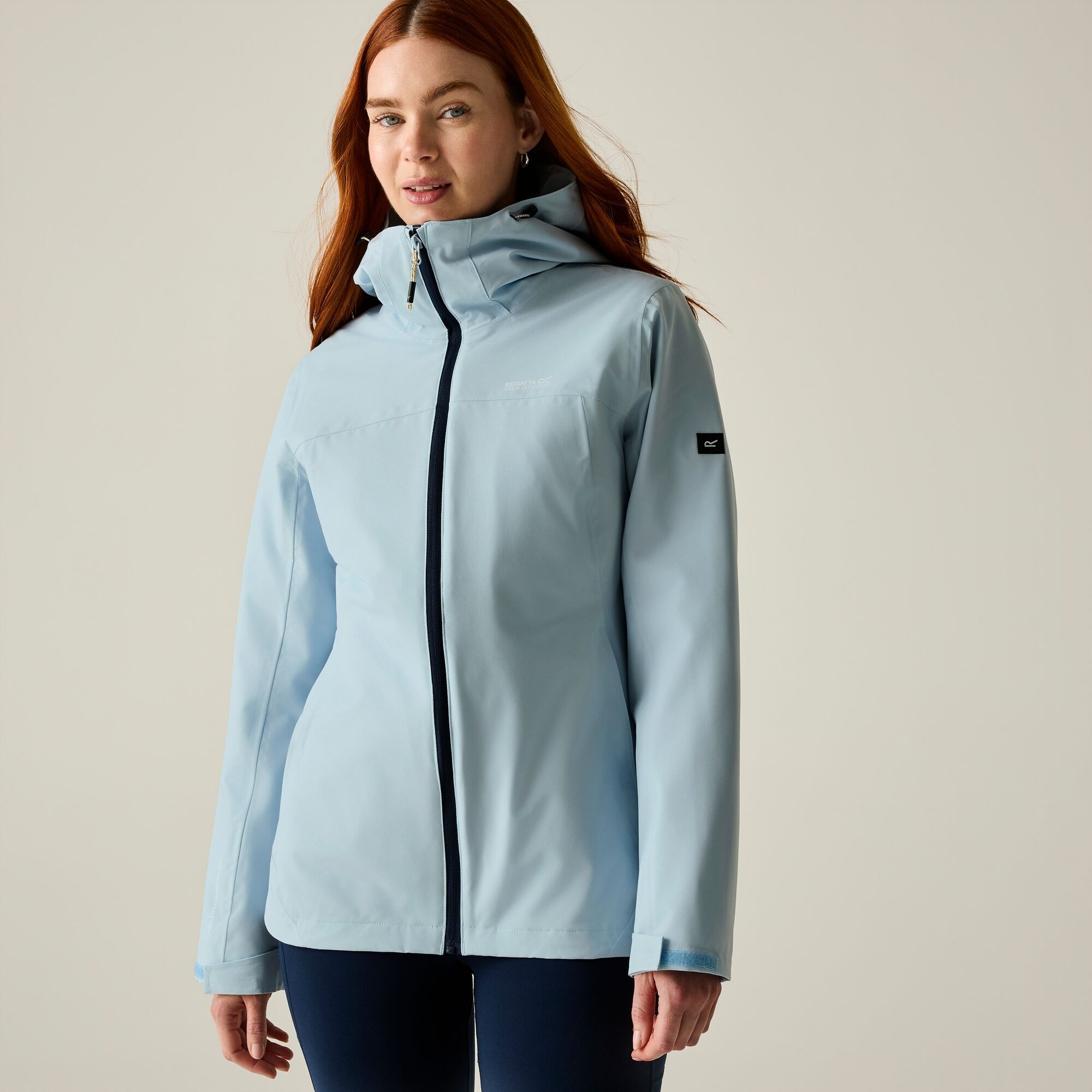 Regatta Women's Waterproof Wentwood 3 In 1 Jacket - Blue Size 16