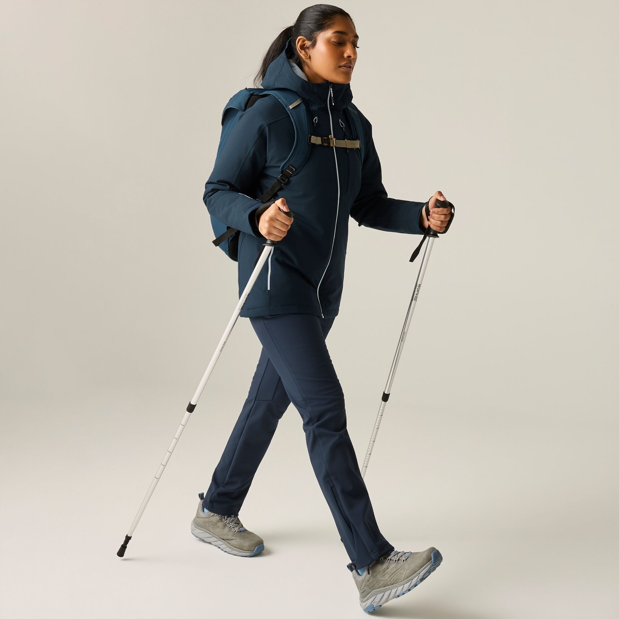 Regatta Women's Waterproof Highton Stretch Padded Jacket - Blue Size 8