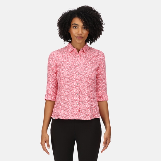 Women's Nimis IV Print Shirt Tropical Pink Floral