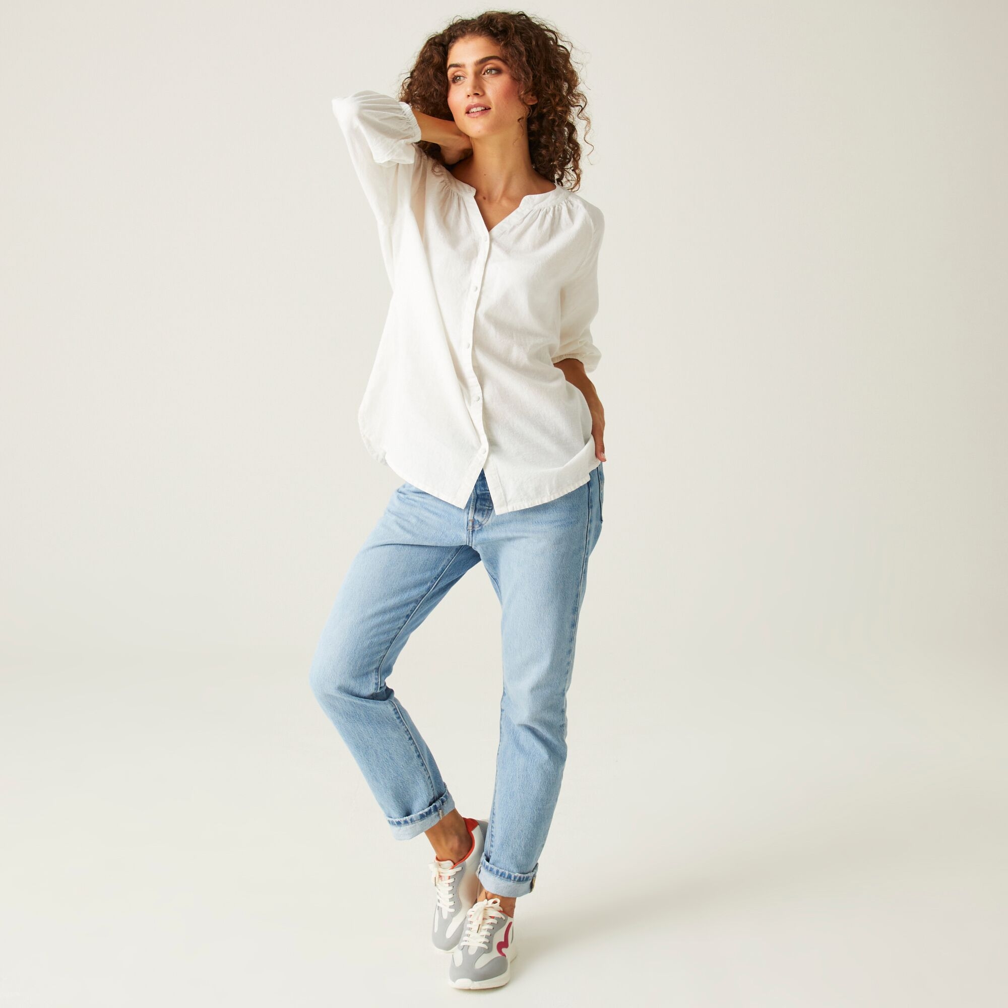 Damska koszula Natuna Biały