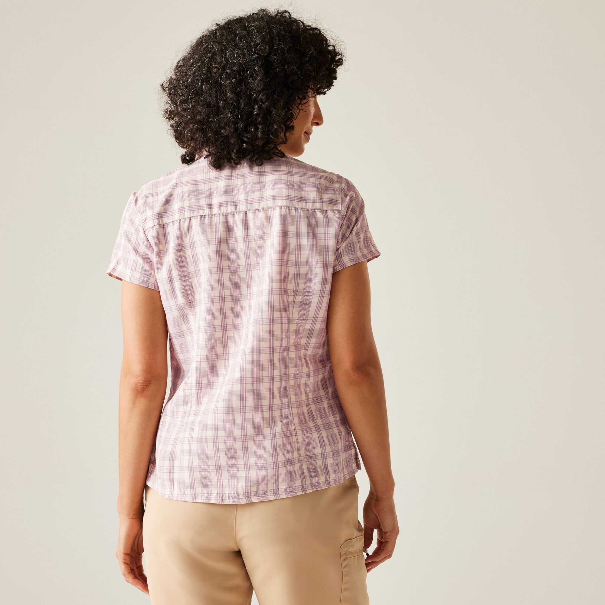 Regatta Damska koszula z krótkim rękawem Mindano VIII Różowy