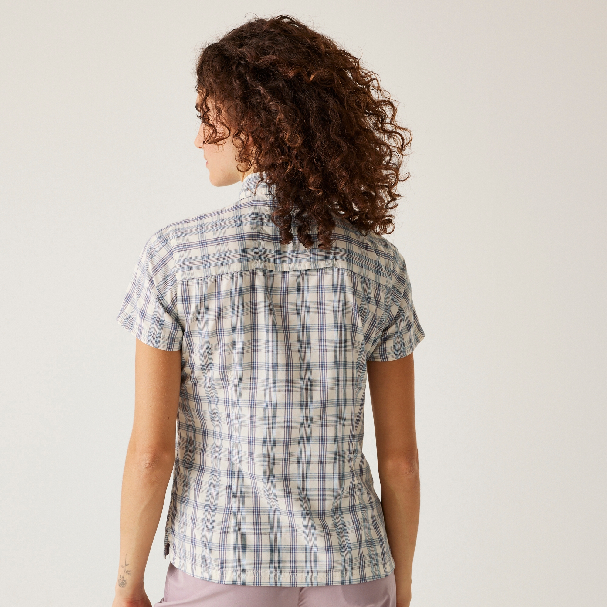 Damska koszula z krótkim rękawem Mindano VIII Niebieski