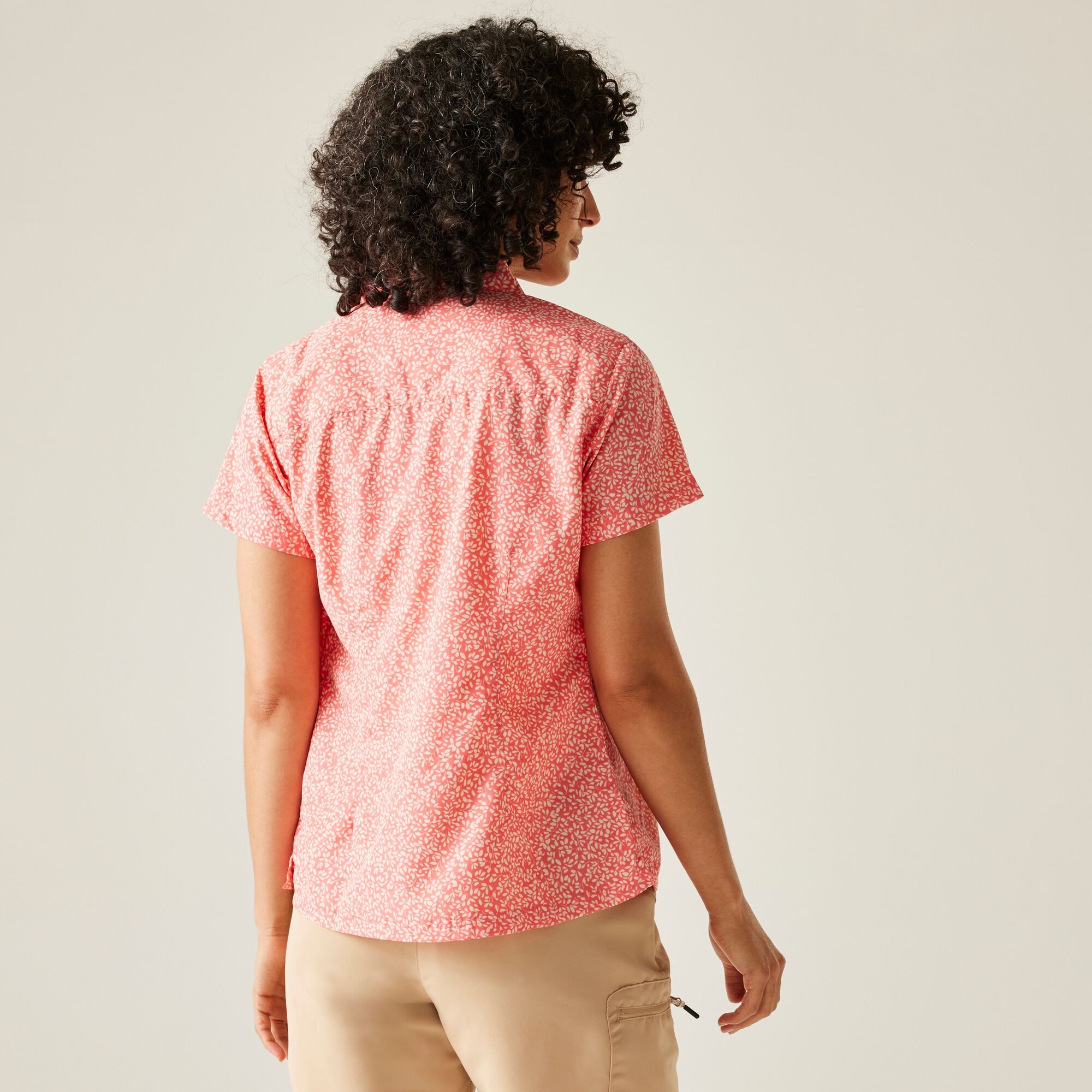 Regatta Damska koszula z krótkim rękawem Mindano VIII Różowy