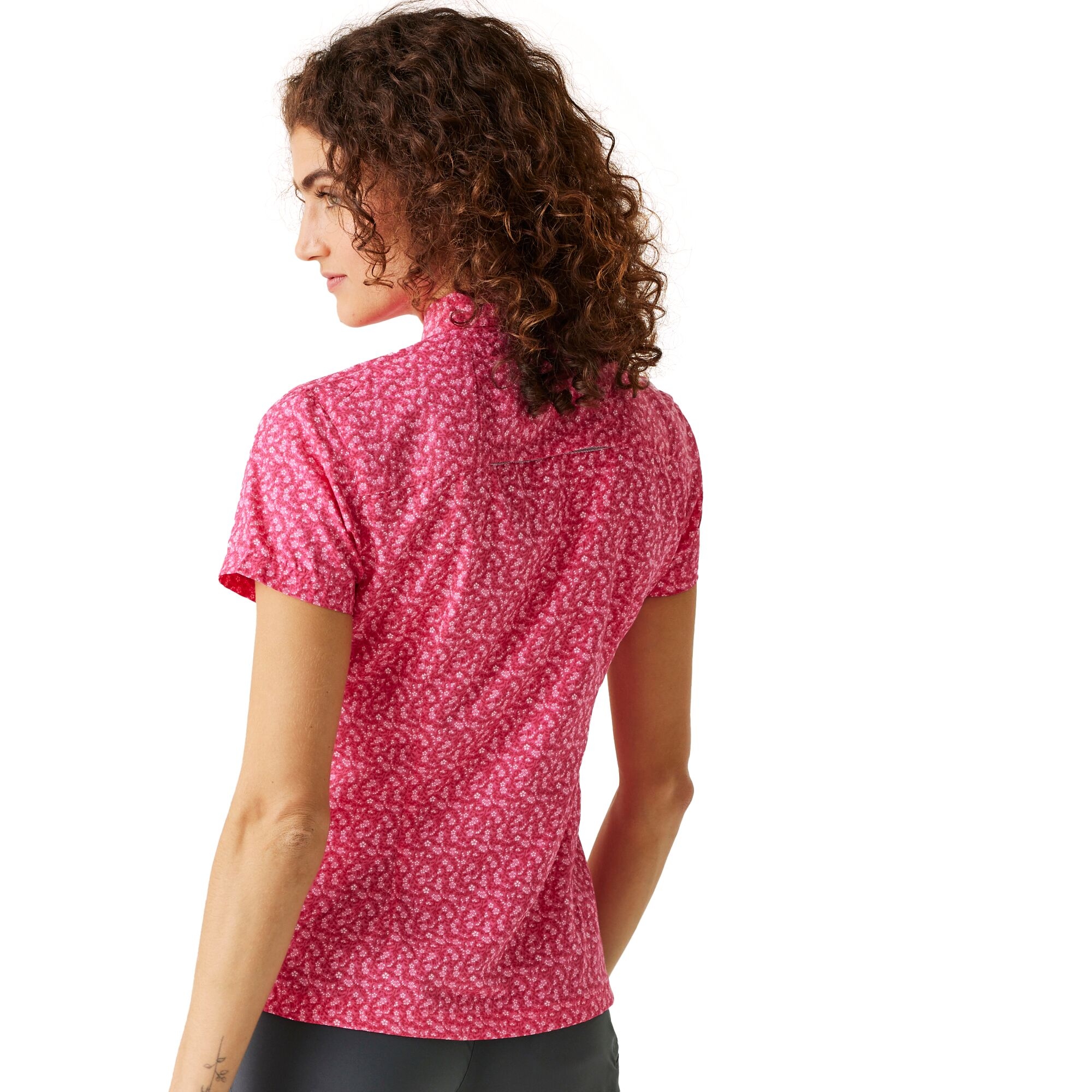 Regatta Damska koszula z krótkim rękawem Mindano VIII Różowy