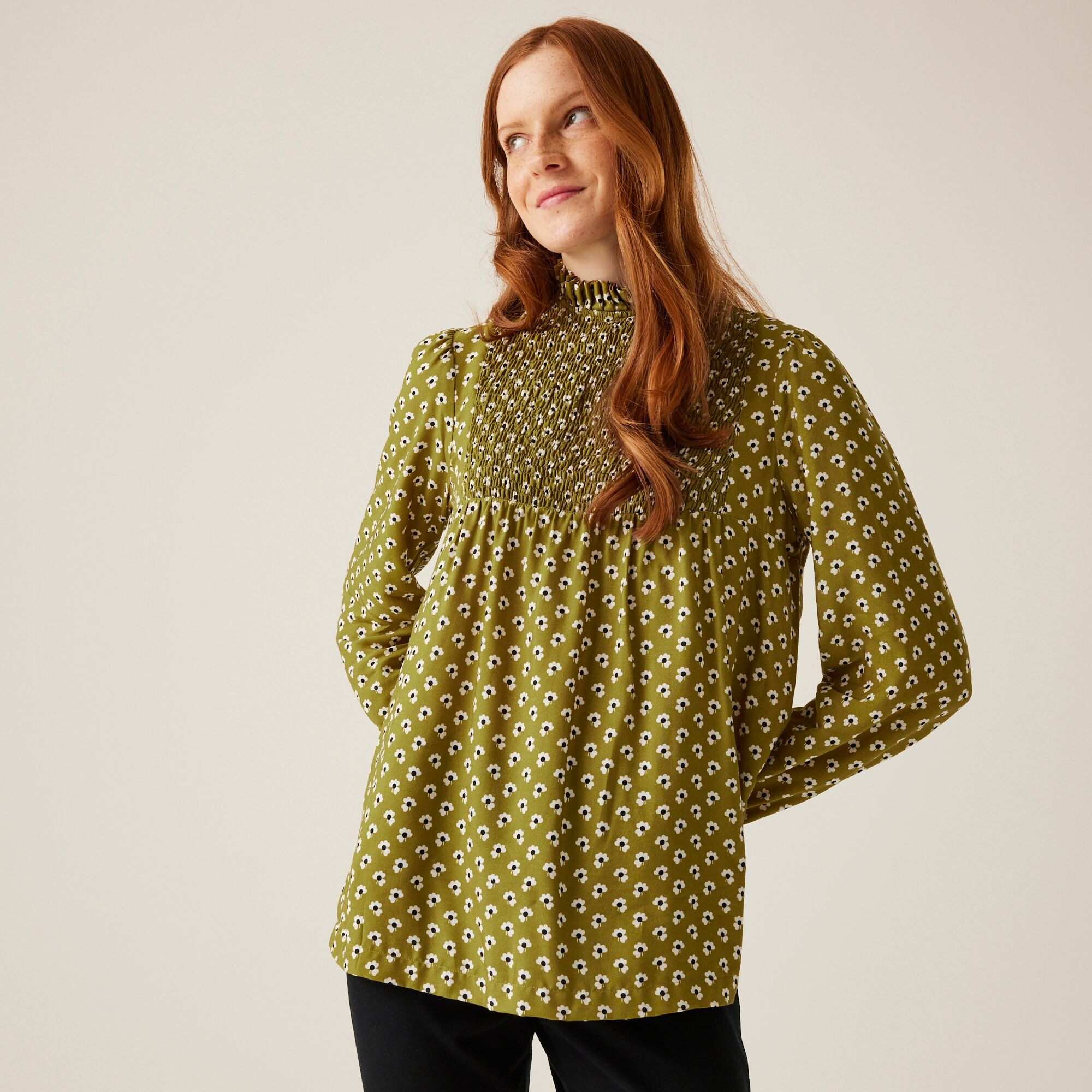 Regatta Orla Kiely Winter Blouse - Green Size 12