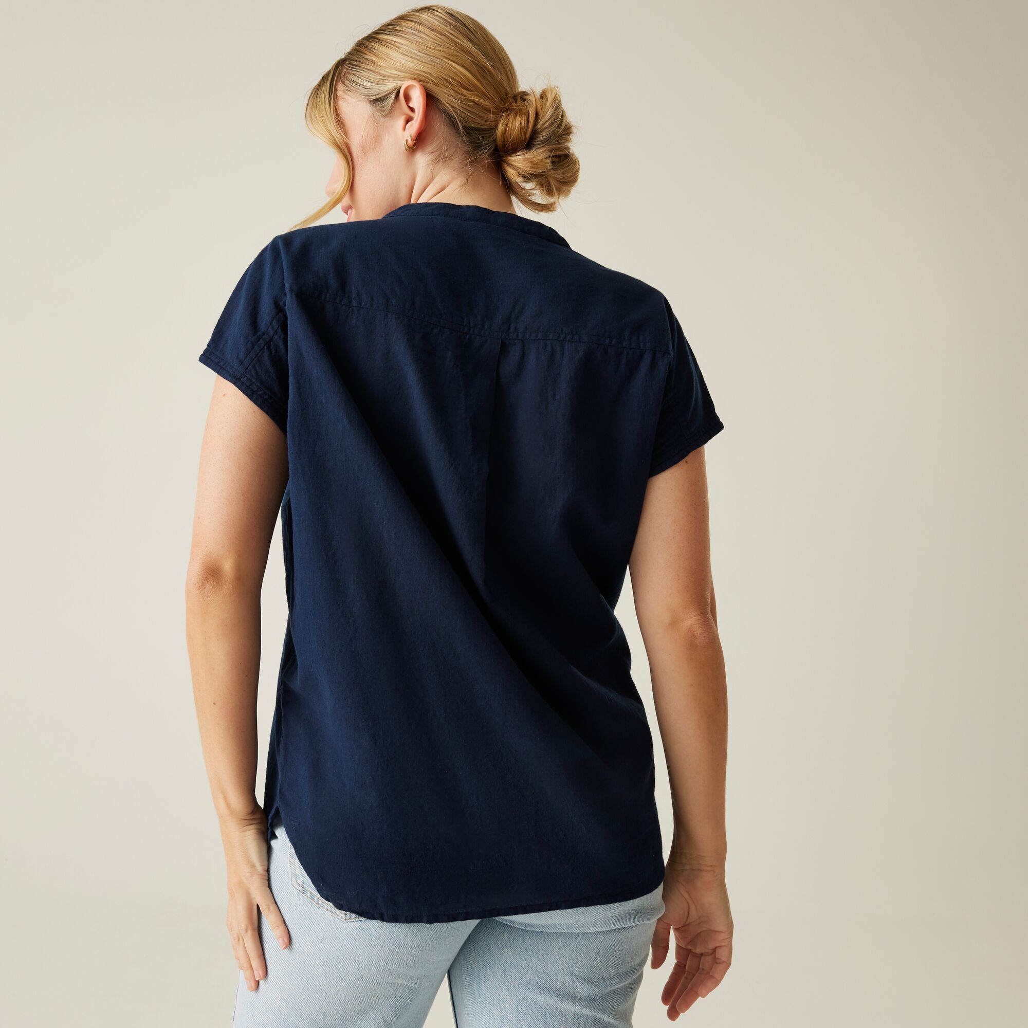 Regatta Damska Koszula Rianne V-neck Niebieski