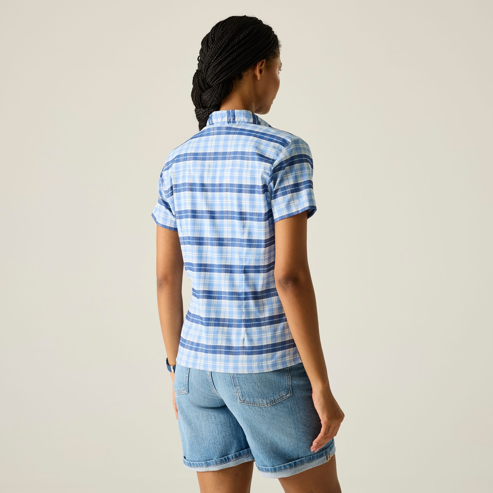 Regatta   Koszula damska z krótkim rękawem Begarno Niebieski