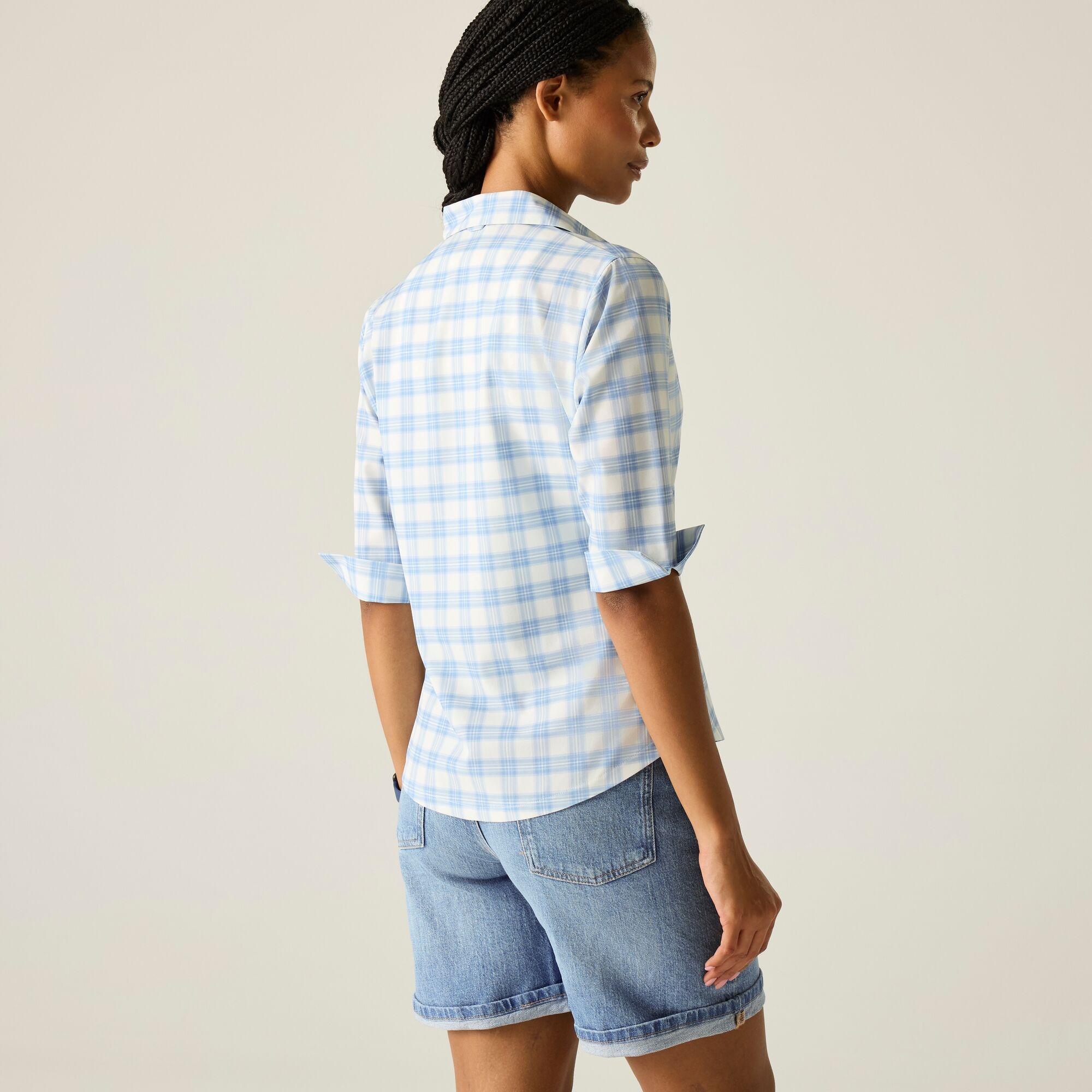 Regatta Koszula damska z rękawem 3/4 Keralin Niebieski