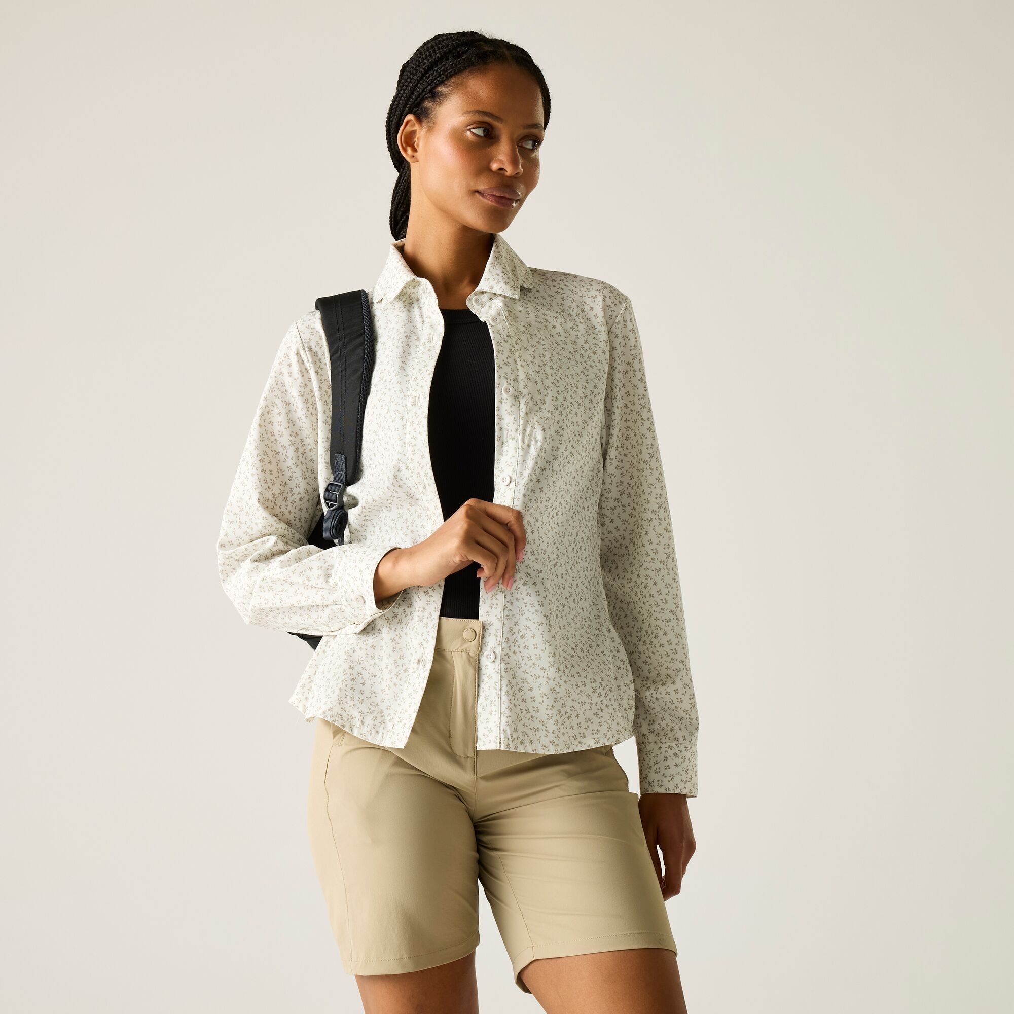 Regatta Koszula damska Travel Light przeciw insektom Beżowy