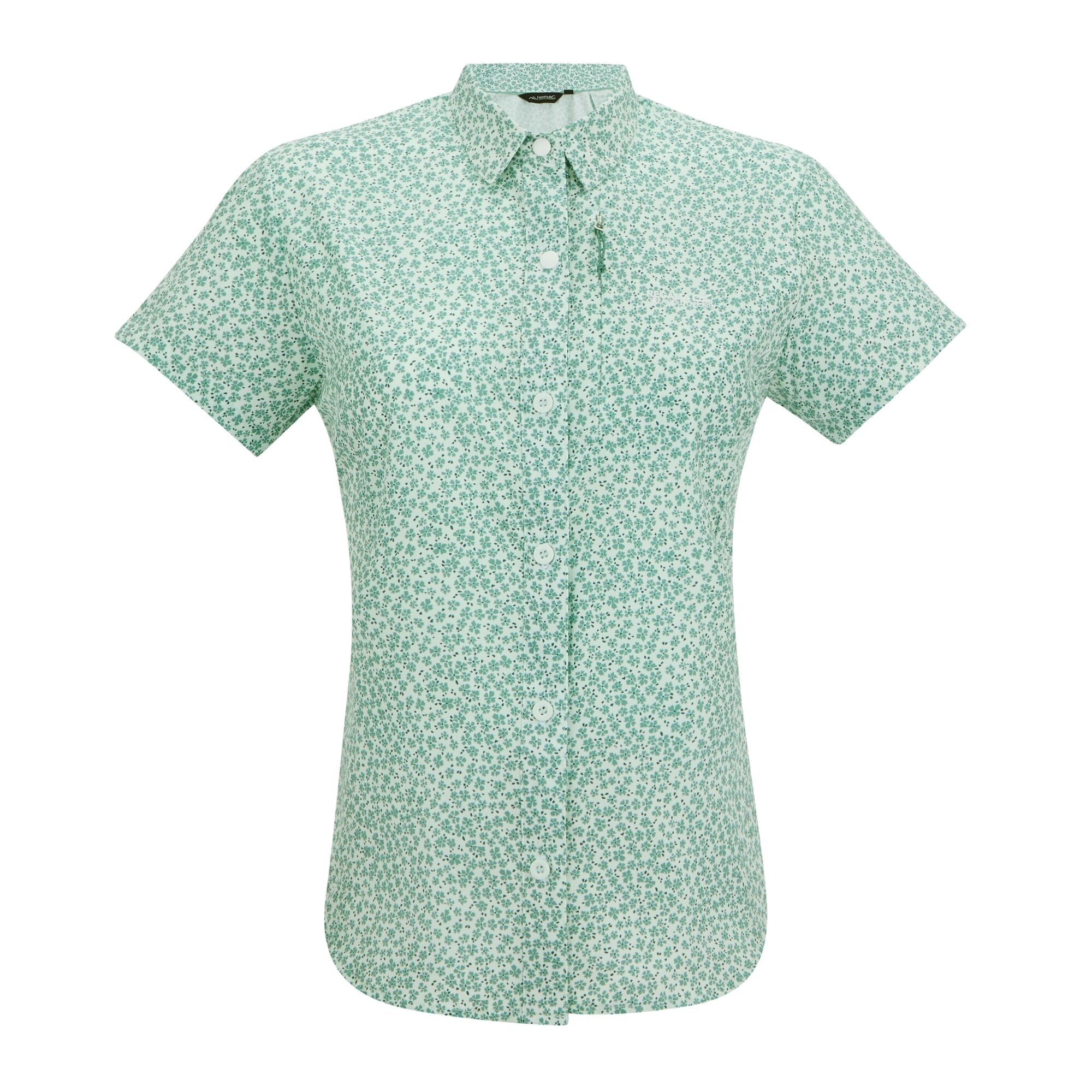 Regatta   Koszula damska z krótkim rękawem Travel Light przeciw insektom Niebieski