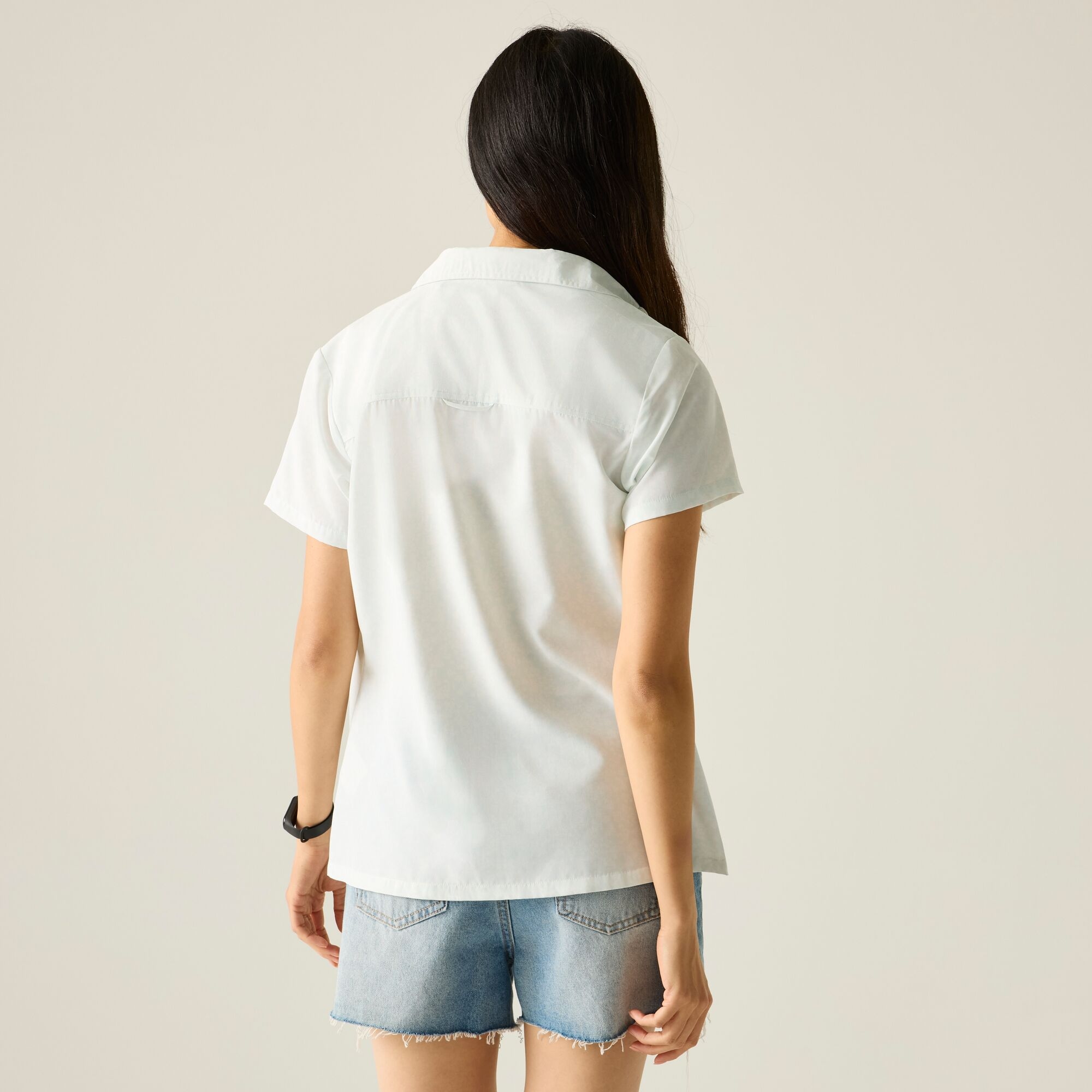 Regatta   Koszula damska z krótkim rękawem Mindano VIII Beżowe