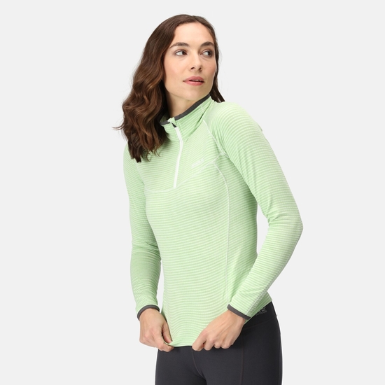 Women's Yonder Half Zip Top Quiet Green