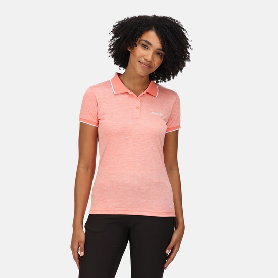 Women's Remex II Active Polo Shirt Fusion Coral