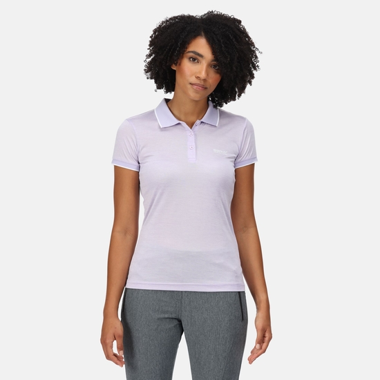 Women's Remex II Active Polo Shirt Pastel Lilac