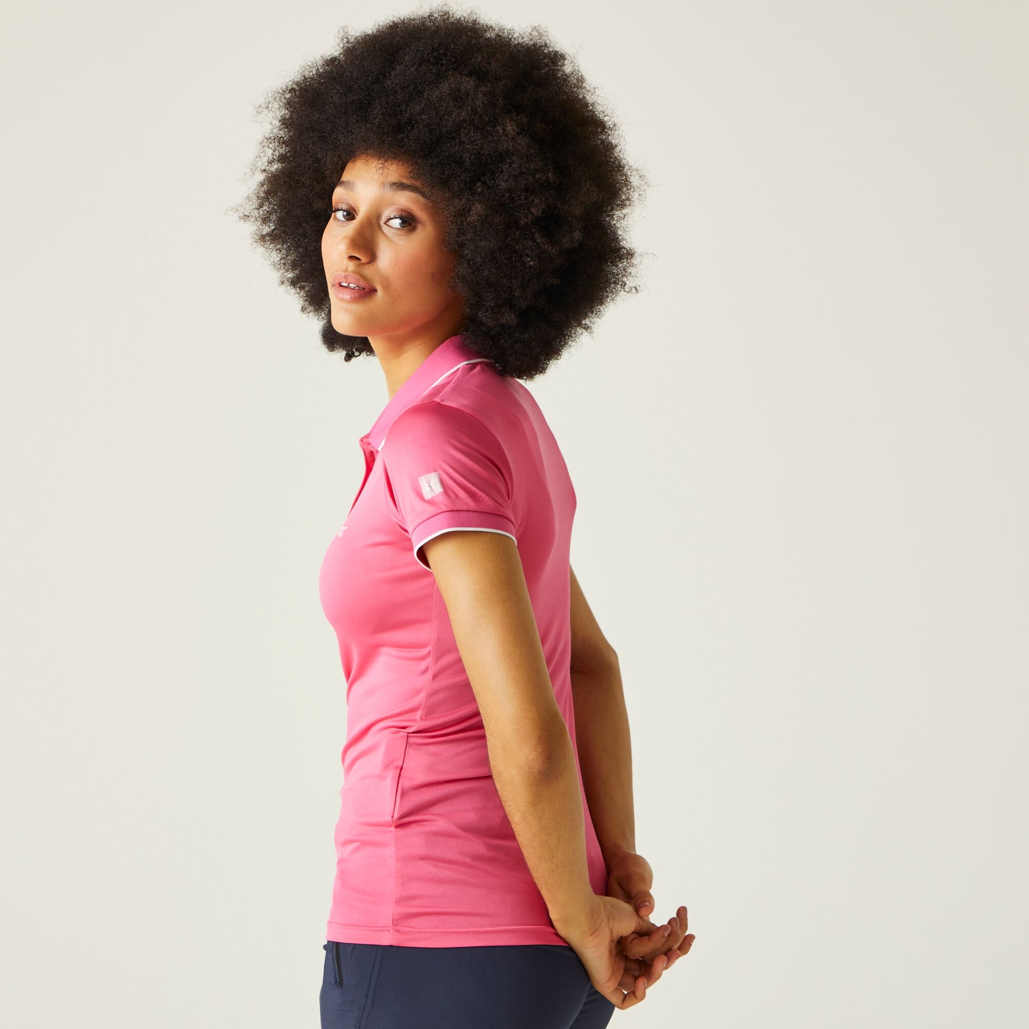 Damska koszulka polo Remex II Różowy