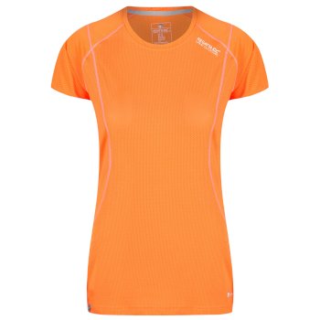 Women's Virda III Quick Dry Mesh T-Shirt Shock Orange