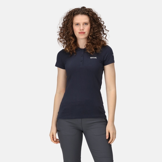 Women's Sinton Coolweave Polo Shirt Navy 