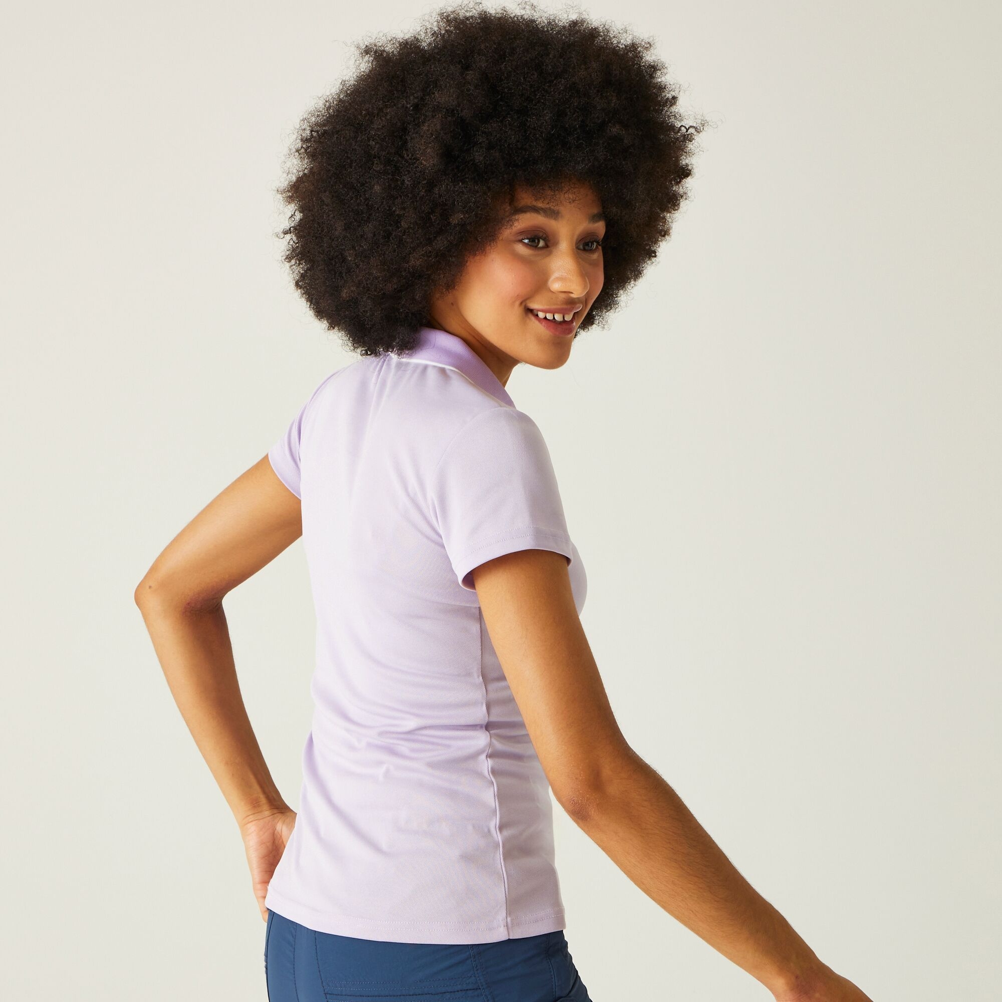 Damska koszulka polo Maverick V Fioletowy